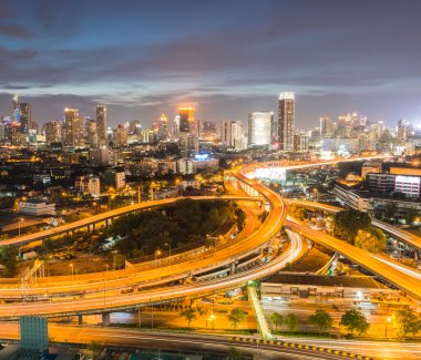 Bangkok şehir Cityscape