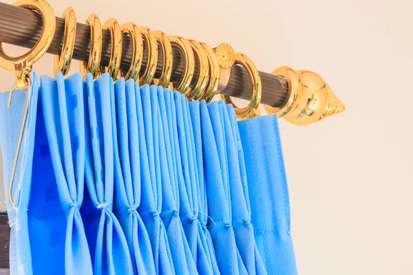 Fondo cortinas azules —  Fotos de Stock