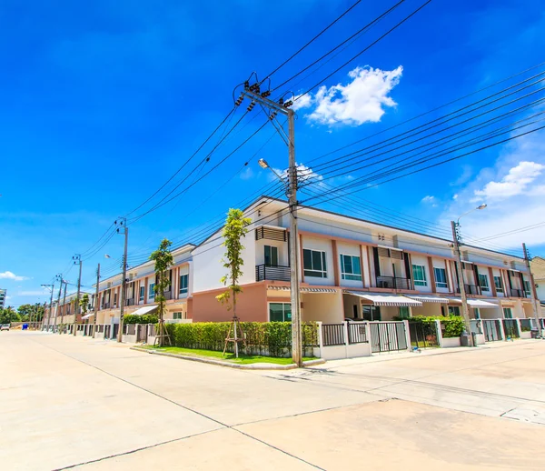 Pueblo calle vacía — Foto de Stock