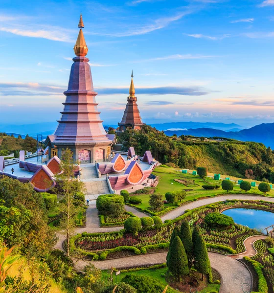 Pagoda w Parku Narodowego Inthanon — Zdjęcie stockowe