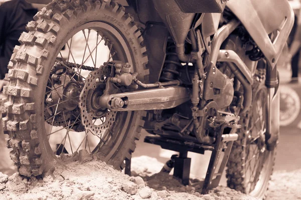 Wheel motocross bike — Stock Photo, Image