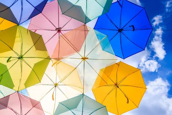 Umbrellas holiday decorations — Stock Photo, Image