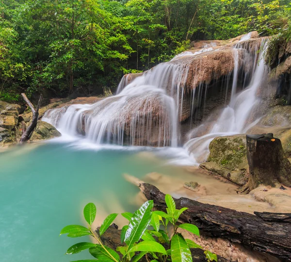 Erawan Waterfall of Thailand — Stock Photo, Image