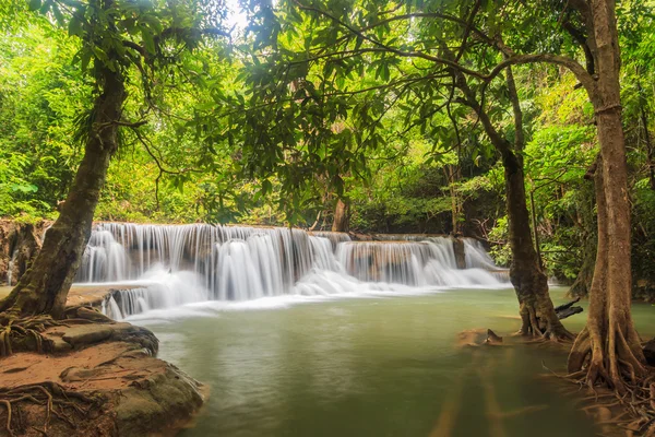 Der erawanische Wasserfall von Thailand — Stockfoto