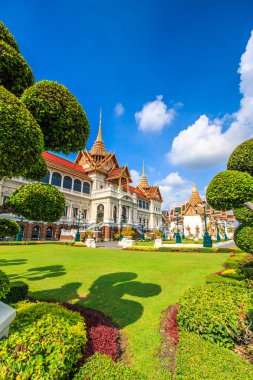 Royal grand palace in Bangkok, clipart