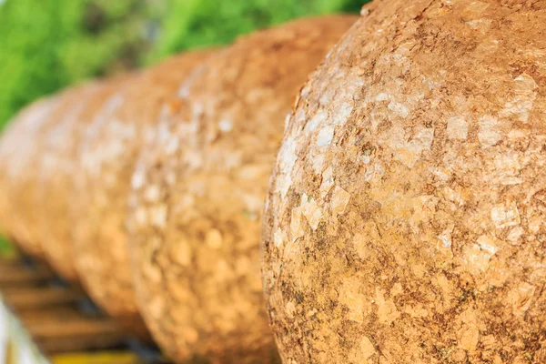 Golden alloy stones — Stock Photo, Image