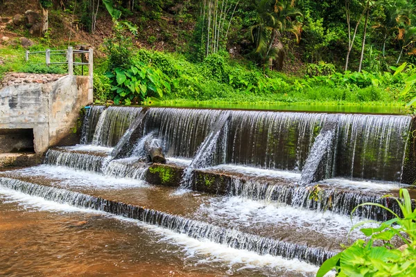 Small weir dam — Stock Photo, Image