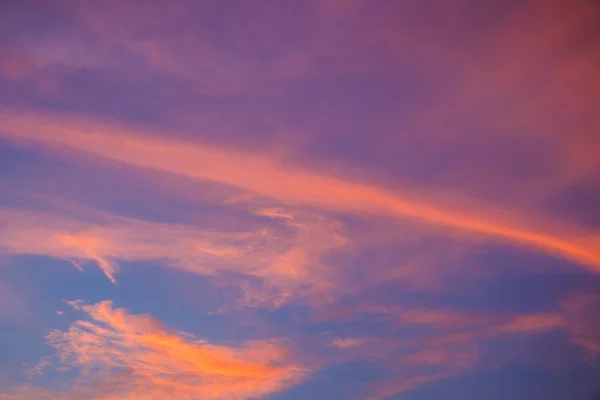 Solnedgång himmel bakgrund — Stockfoto