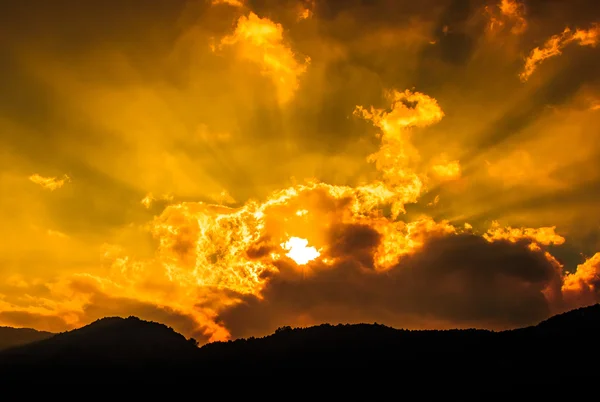 Sky Rays of light — Stock Photo, Image