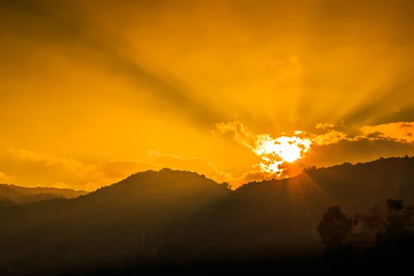 Sky Rays of light — Stock Photo, Image