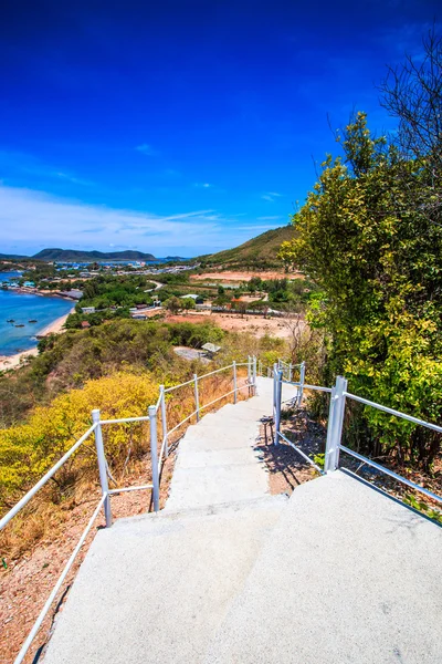 Stairway pathway over sea — Stock Photo, Image