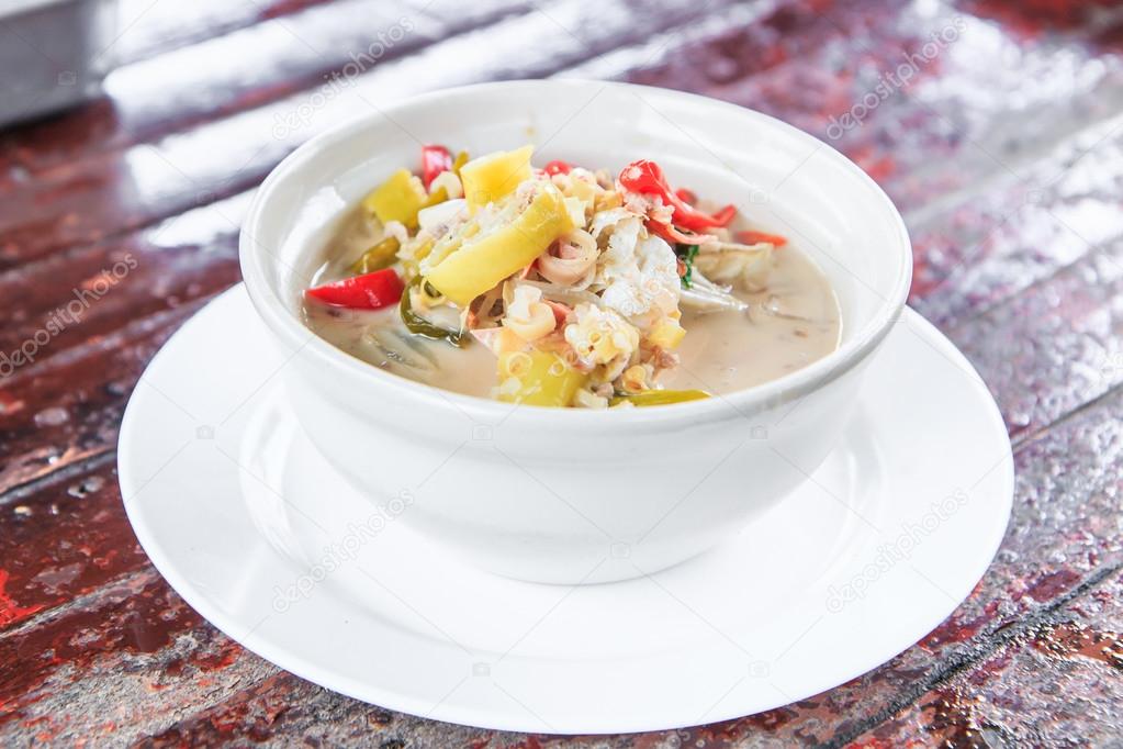 Tom yam crab soup — Stock Photo © Deerphoto 95939690