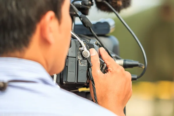 Provozovatel videokamery — Stock fotografie