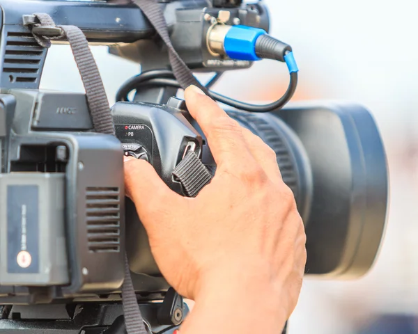 Video camera operator — Stock Photo, Image