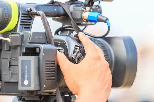 Video camera operator — Stock Photo, Image