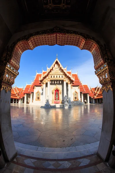 Tempio di Dusitvanaram Wat Benjamaborphit — Foto Stock