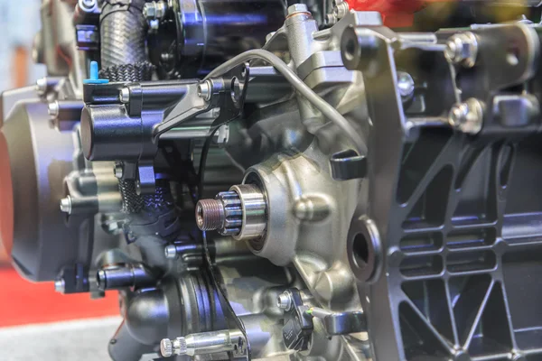 Motorcycle engine close up — Stock Photo, Image