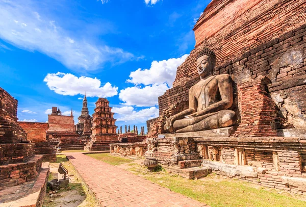 Gamla stan i Sukhothai historiska park — Stockfoto