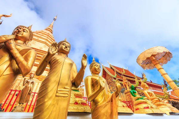 Gouden pagode wat Phra die Doi Suthep — Stockfoto