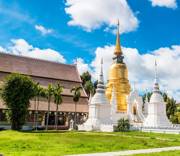 Wat Suan Dok Golden pagoda — Stock Photo, Image