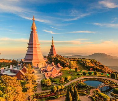 Pagoda Inthanon Milli Parkı içinde