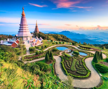 Pagoda Inthanon Milli Parkı içinde