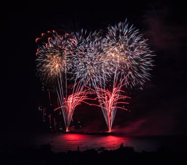 tatil havai fişek arka plan