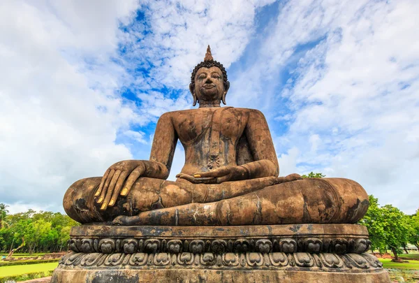 Alte Buddha-Statue — Stockfoto