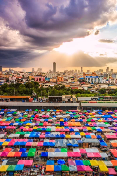 Mercado popular de Bangkok — Fotografia de Stock