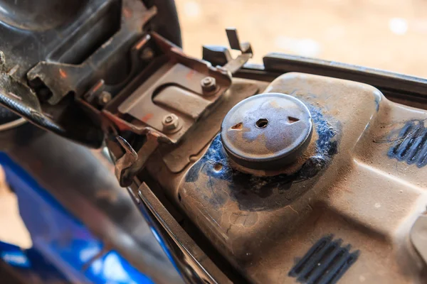 Motorradöltank — Stockfoto