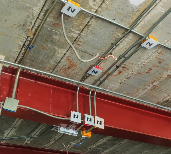 Cajas eléctricas de luz intermitente —  Fotos de Stock