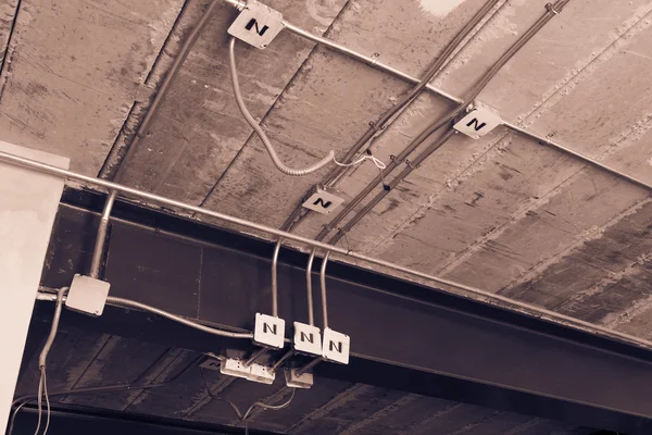 Cajas eléctricas de luz intermitente —  Fotos de Stock