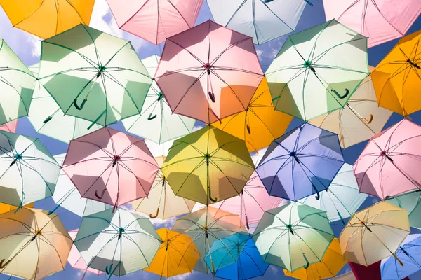 Parapluies décorations de vacances — Photo