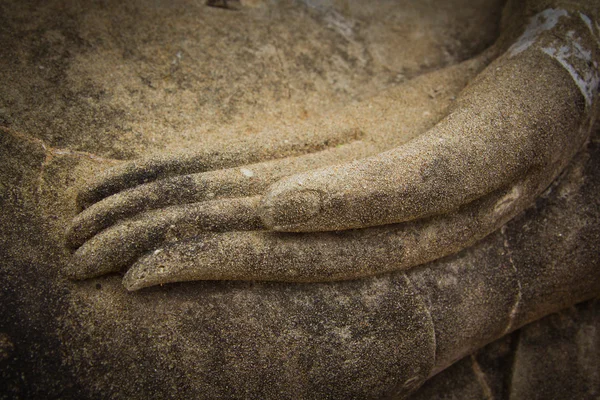 Buddha-Handstatue — Stockfoto