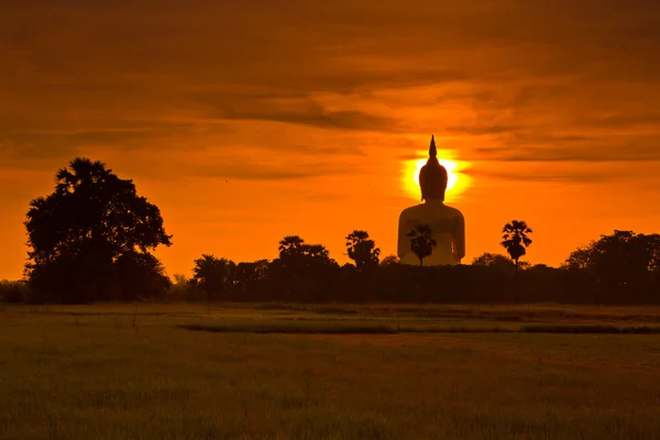 Big buddha heykeli — Stok fotoğraf