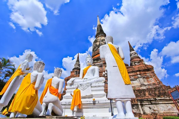 Alter Tempel von Ayuthaya — Stockfoto