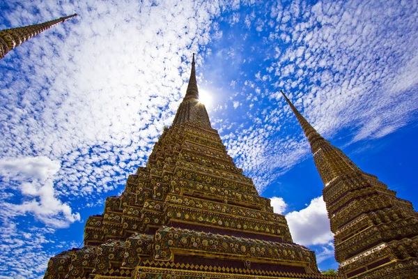 Pagoda in Wat pho in Bangkok — Stock Photo, Image
