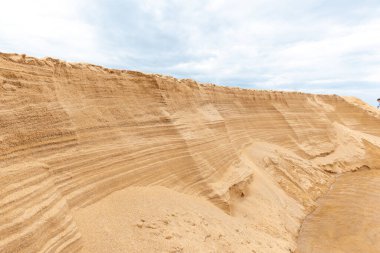 Çeşitli şekillerde kum Kumsalda güzel