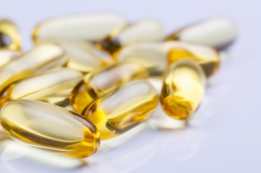 Beyaz arka planda haplar.