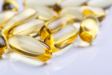 Beyaz arka planda haplar.