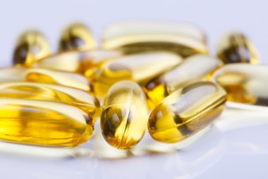 Beyaz arka planda haplar.