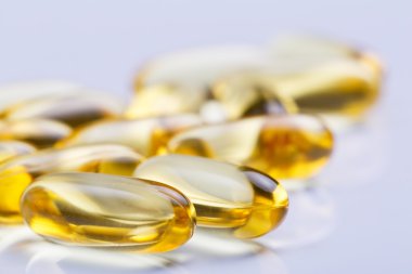 Beyaz arka planda haplar.