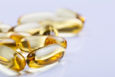 Beyaz arka planda haplar.