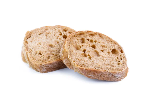 Ψωμί σε λευκό φόντο. — Φωτογραφία Αρχείου