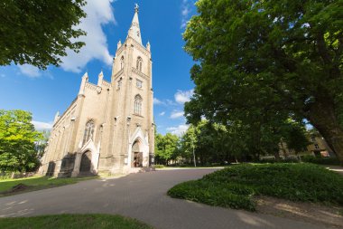 Eski Hıristiyan Kilisesi yaz Park.
