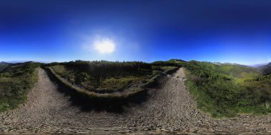 Tatra Dağlarının HDRI Küresel Panoraması