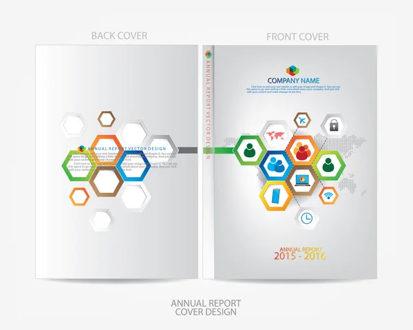 Yıllık rapor kapağı tasarımı