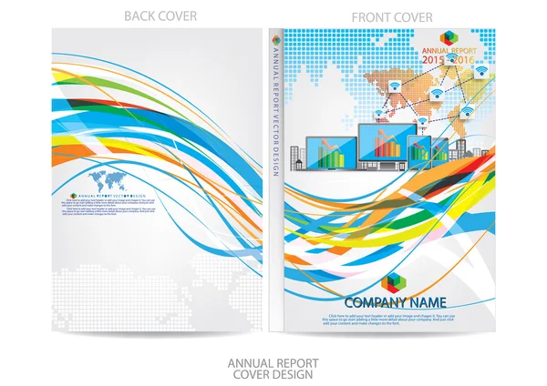 Yıllık rapor kapağı tasarımı