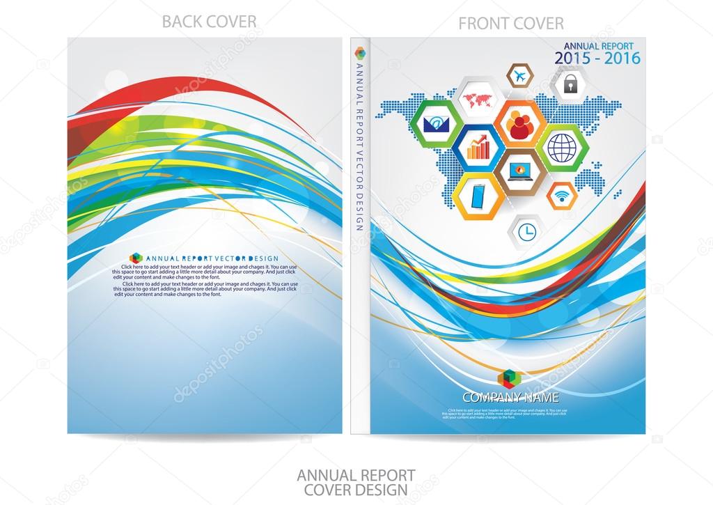 Annual report cover design