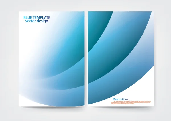 Projeto da capa do relatório — Vetor de Stock